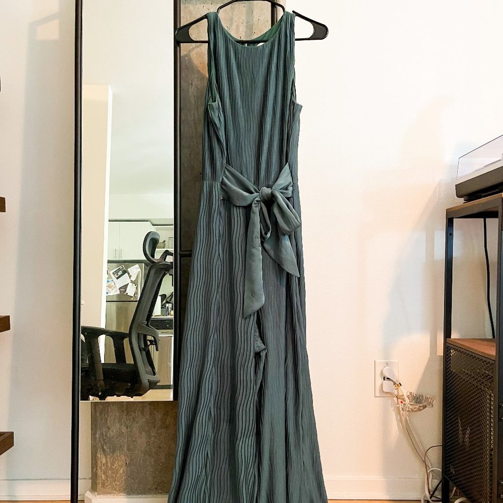 Anthropologie Deep Green Jumpsuit M